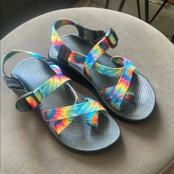 Chaco | Shoes | Chaco Multicolor Tiedye Sandals Womens 7  display picture 3